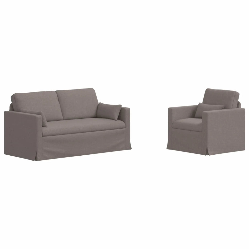 Set di divani 2 pcs Talpa 158 x 78 x 80 cm Tessuto