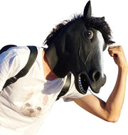 Maschera Latex per Costume da Cavallo per Adulti Uomini