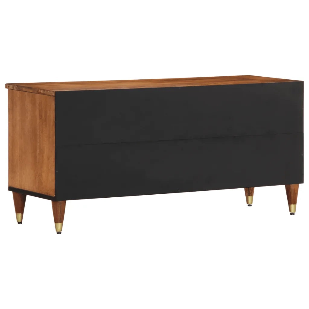 Mobile Porta TV 100x33x46 cm in Legno Massello di Mango 358300