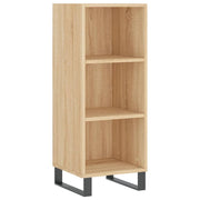Buffet credenza cassettiera armadio mobile contenitore organizer cucina soggiorno rovere Sonoma 34,5 x 32,5 x 90 cm legno ingegnerizzato marrone 02_0031509