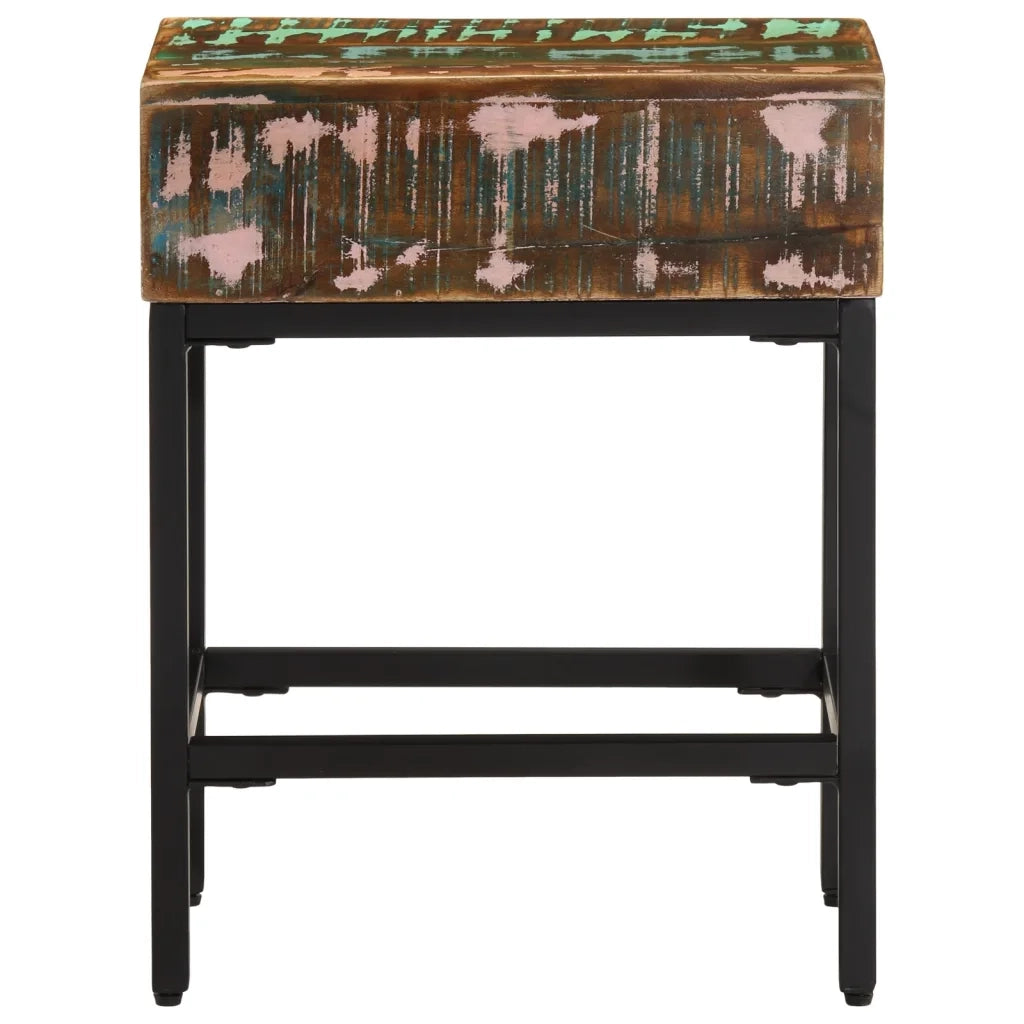 Tavolino 40x30x51 cm in Legno Massello di Recupero 338473
