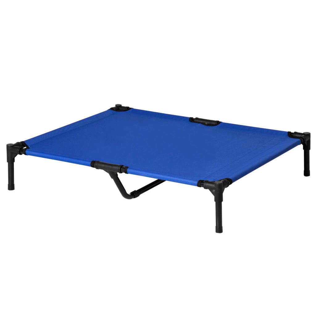 Letto per cane rialzato con trasportino ¨C Zephmum ¨C Blu 92x76x18 cm