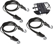Sistema di fissaggio per bicicletta universale - 3 pezzi - Fissatore di bagagli con gancio - 60 CM - Fissatore di bagagli con gancio - Tensore di bicicletta - Fissatore di bicicletta a tre punti