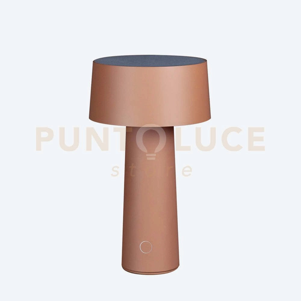 LAMPADA DA TAVOLO WIRELESS MUSH LED 3W 3000°K  200lm A BATTERIA CIPRIA