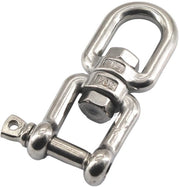 Fissatore Rotativo per Orecchio - Acciaio Inox 304 - Rotazione 360° - Massimo Carico 1520kg - Robusto e Duraturo - Orecchino Fissatore