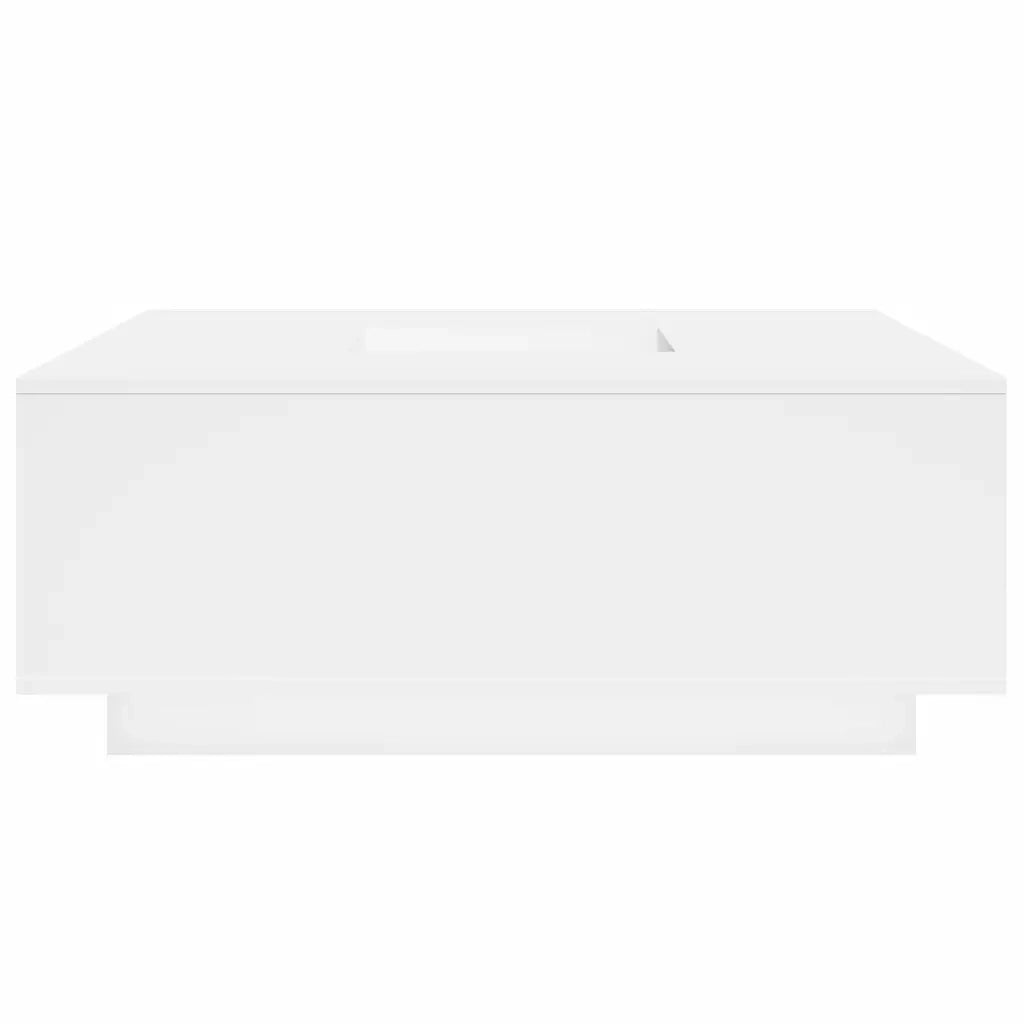 Tavolino da salotto | Tavolino da caff¨¨ | Tavolino da Soggiorno Bianco 100x100x40 cm in Legno Multistrato