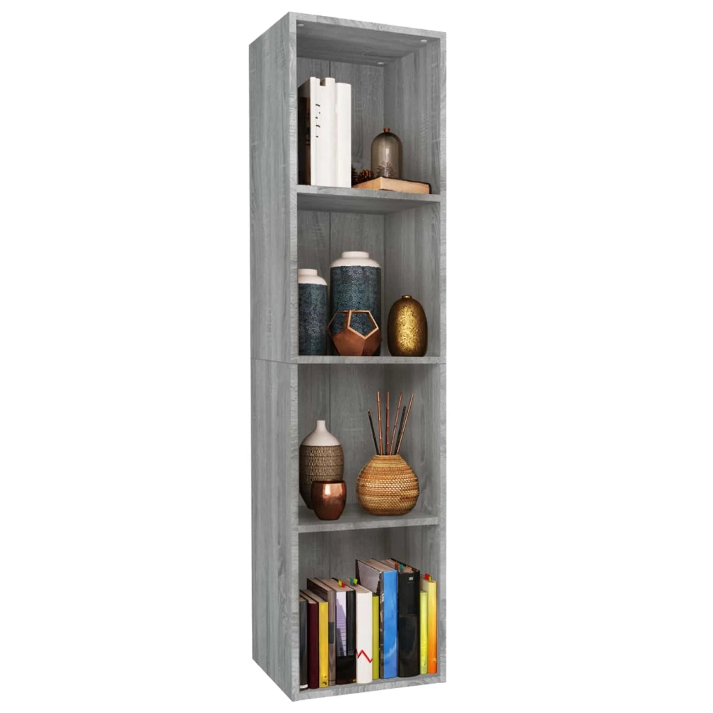 Libreria/Mobile TV Grigio Sonoma 36x30x143 cm Legno Multistrato 815247
