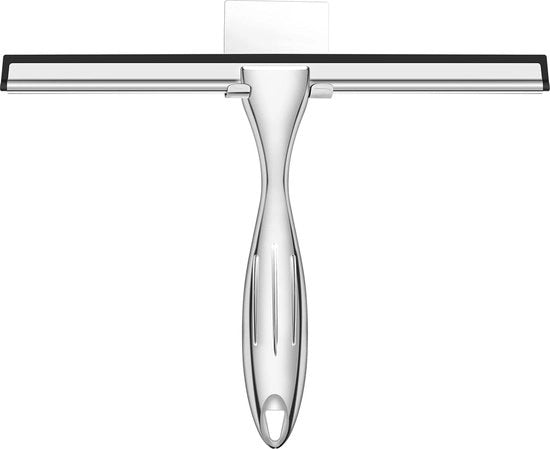 Wisser per vetro per porte vetrata, wisser in acciaio inossidabile per doccia, porta vetrata, wisser per pulitore di finestra, wisser per strumenti per la pulizia della doccia, bagno, specchio, piastrelle e autoriparazione vetri auto