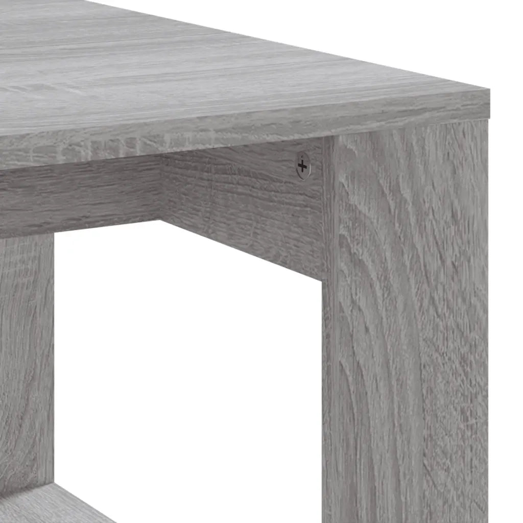 Tavolino da Salotto Grigio Sonoma 102x50x35cm Legno Multistrato 823364