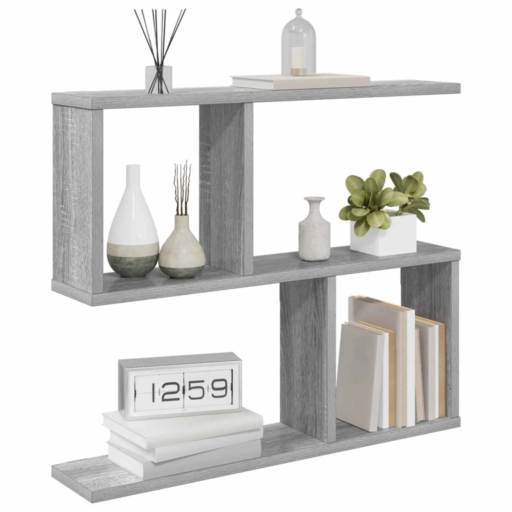 Scaffale da parete Sonoma grigio 60 x 12 x 50,5 cm 8012257
