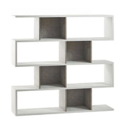 Libreria Modulare H150 L150 Kit Ossido Bianco cm 150x38x144h - Sarmog