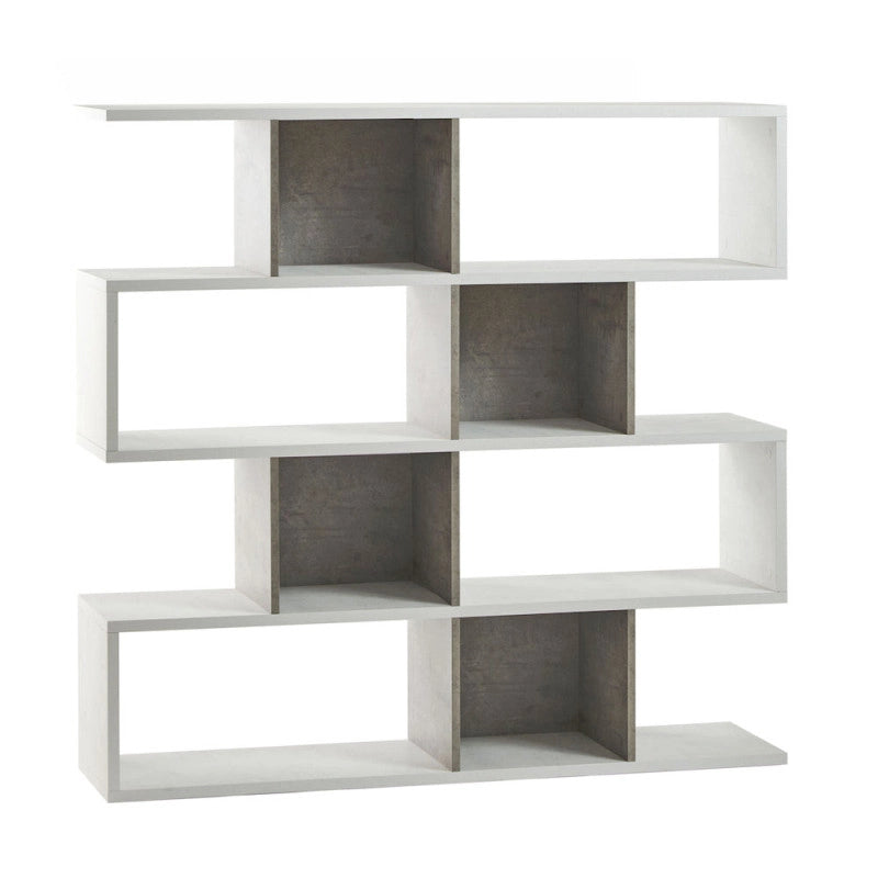 Libreria Modulare H150 L150 Kit Ossido Bianco cm 150x38x144h - Sarmog