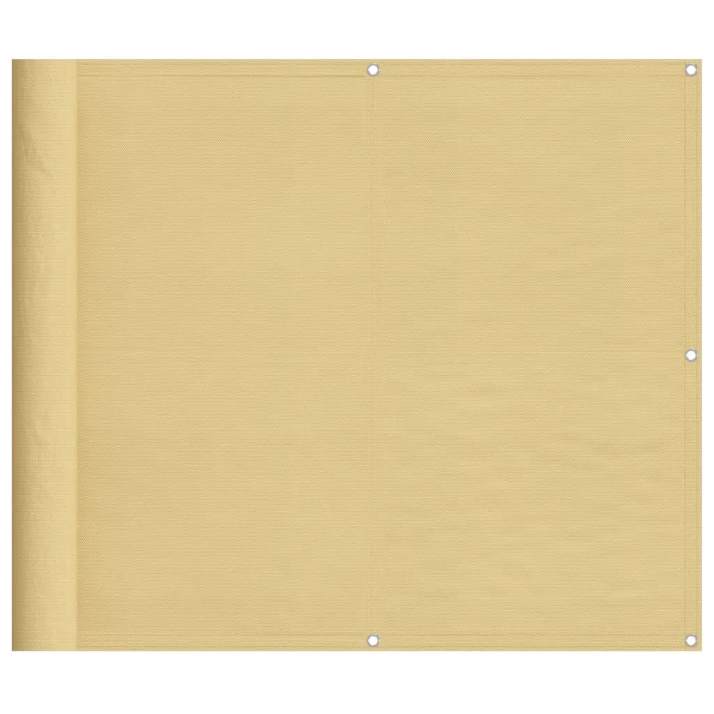Paravento da Balcone Sabbia 90x1000 cm 100% Poliestere Oxford 4000034