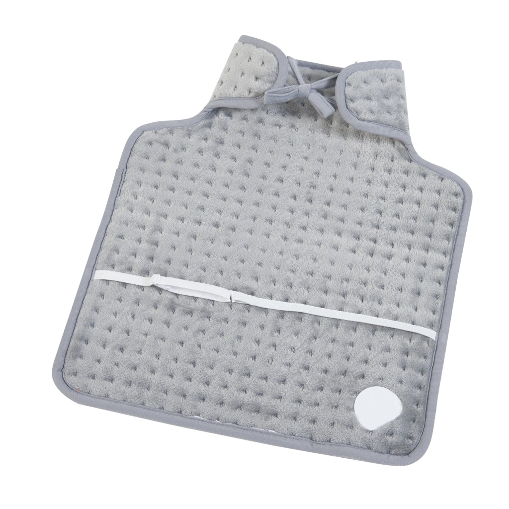 Cuscino Riscaldante Calvera Termoforo Elettrico per Schiena e Collo 50 x 40 cm Grigio [en.casa]