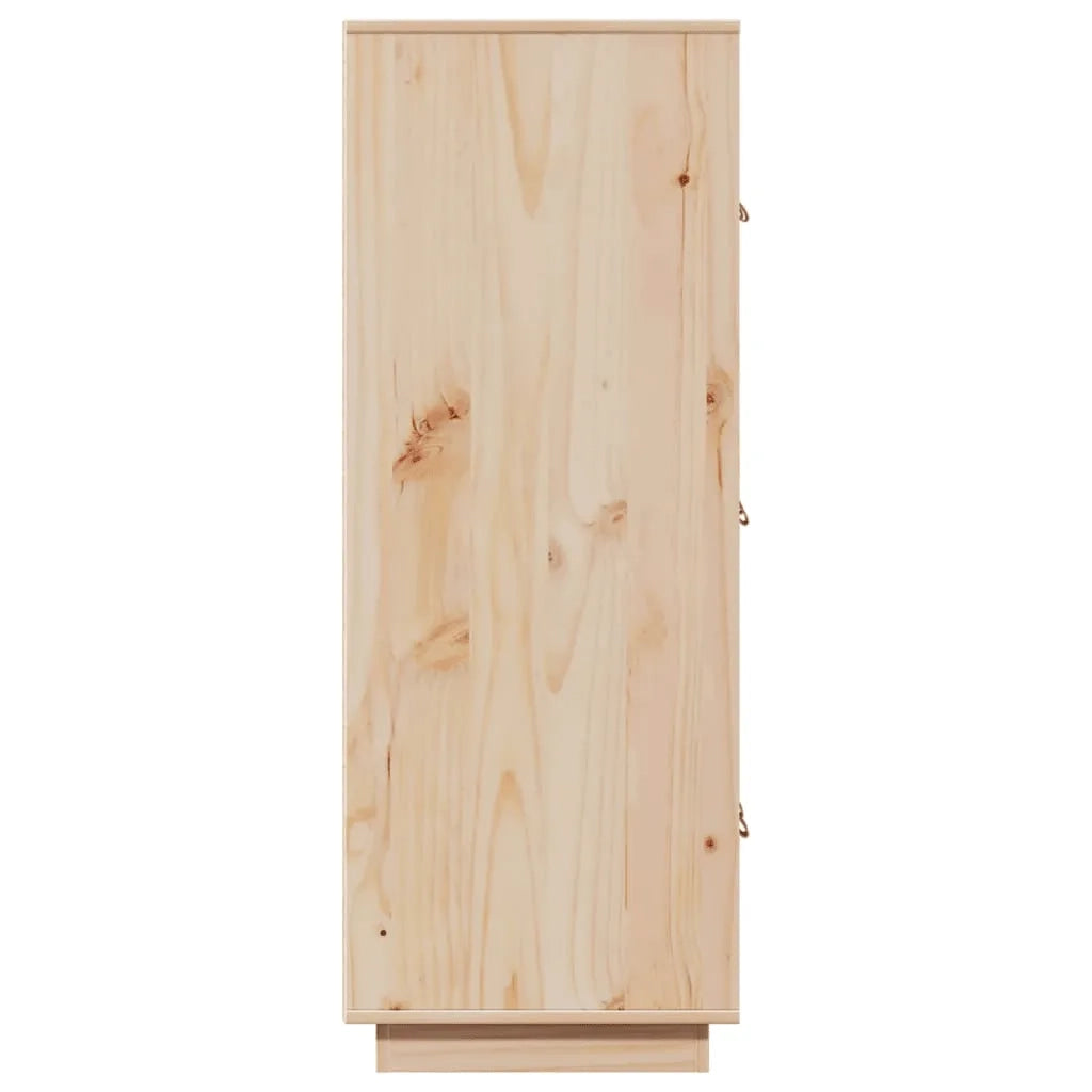 Credenza-Buffet-Armadio da cucina 67x40x108,5 cm in Legno Massello di Pino 927317