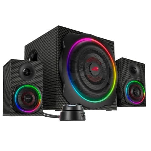 Speedlink GRAVITY CARBON RGB 2.1 Subwoofer System, nero