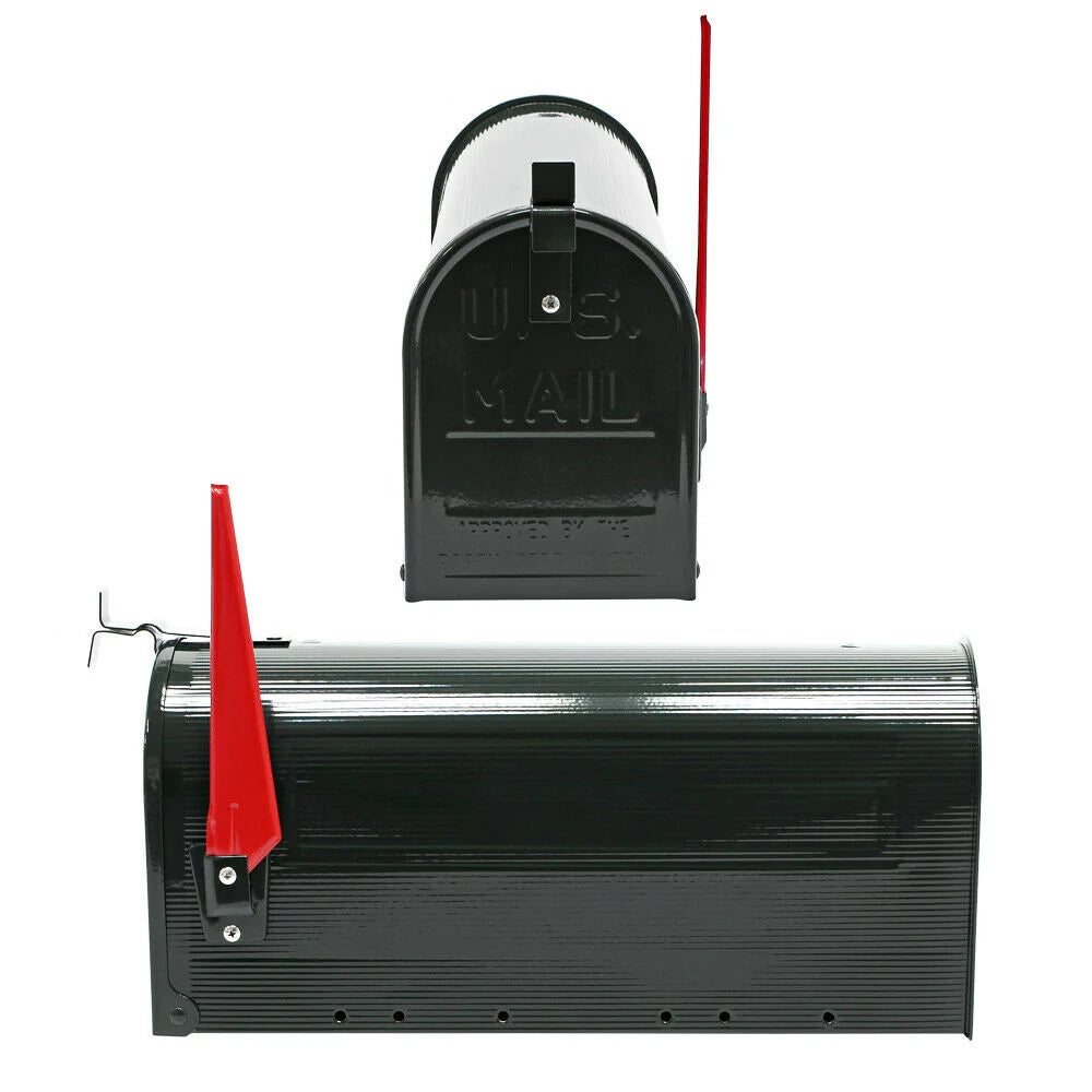 Cassetta postale USA design americano nera porta posta 16_0000335