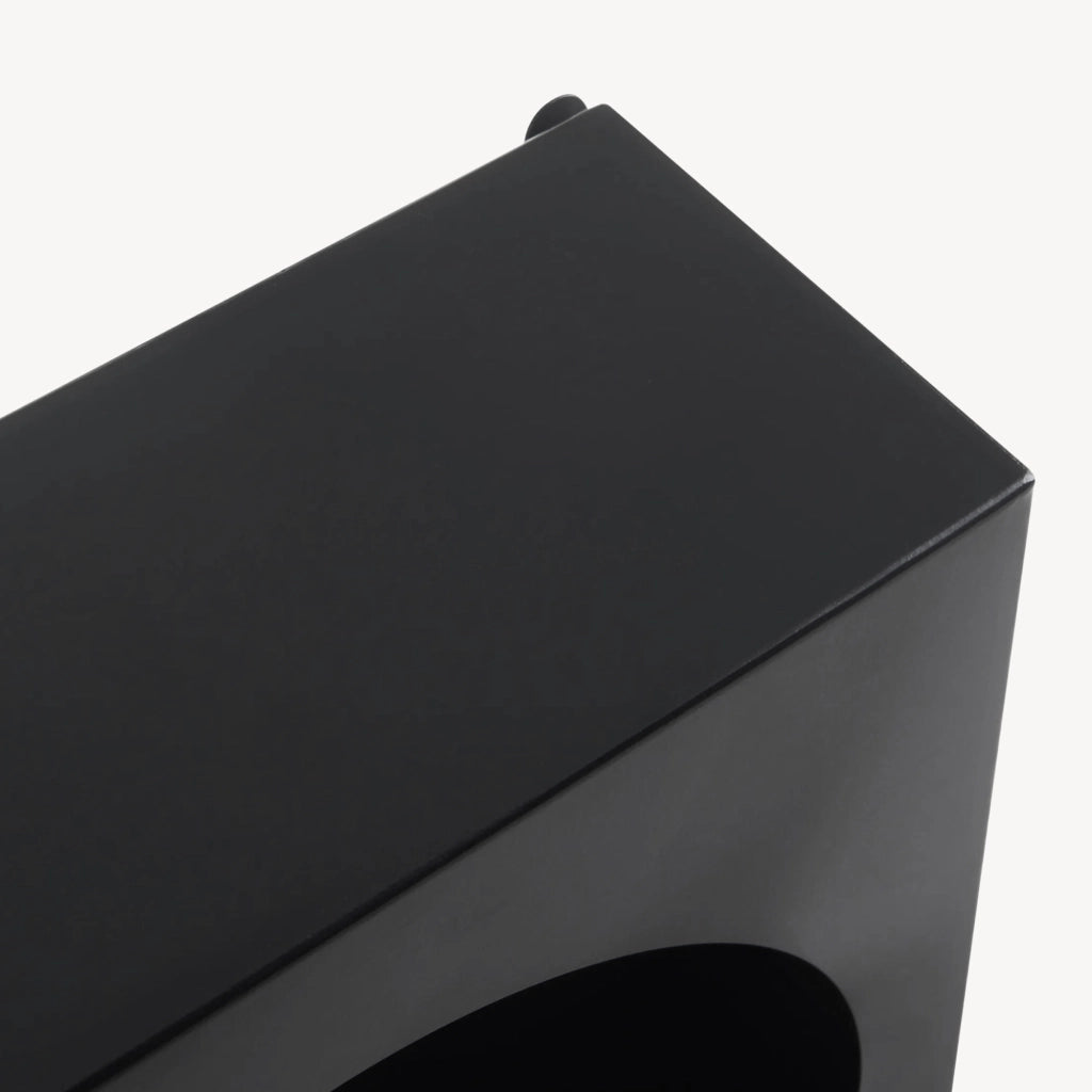 Scaffale da Parete Jäller Design Arcuato 40x30x13 cm Nero [en.casa]