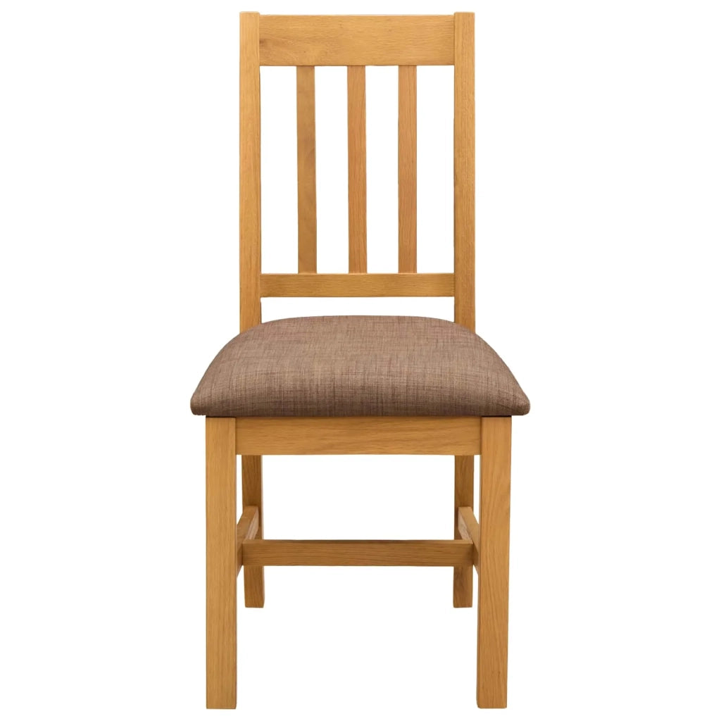 Sedia da pranzo VENLO 2 pcs Legno di Quercia Massello 42039152