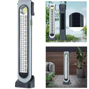 Trade Shop - Torcia Lampada Di Emergenza Con Pannello Solare 45led Luce Bianca Ricaricabile -