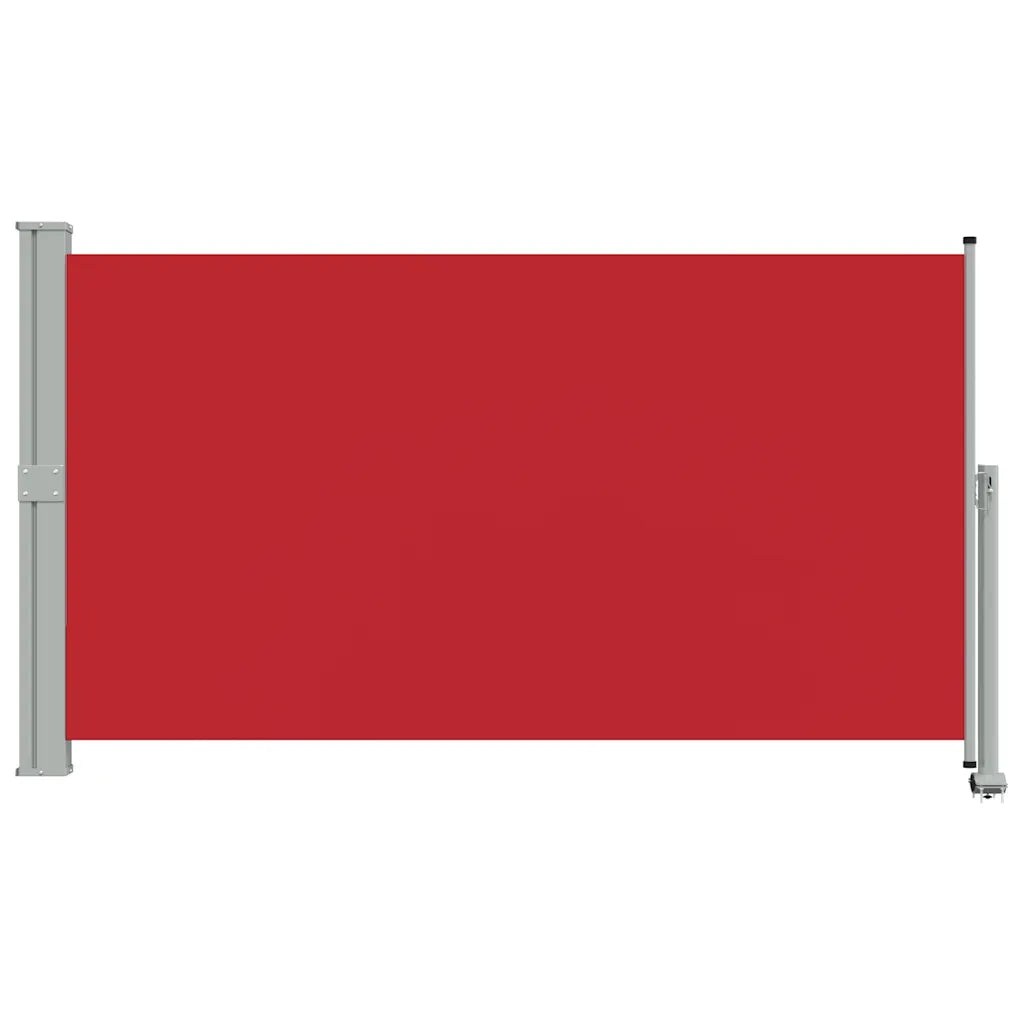 Tenda da Sole Laterale Retrattile per Patio 140x300 cm Rossa 48348