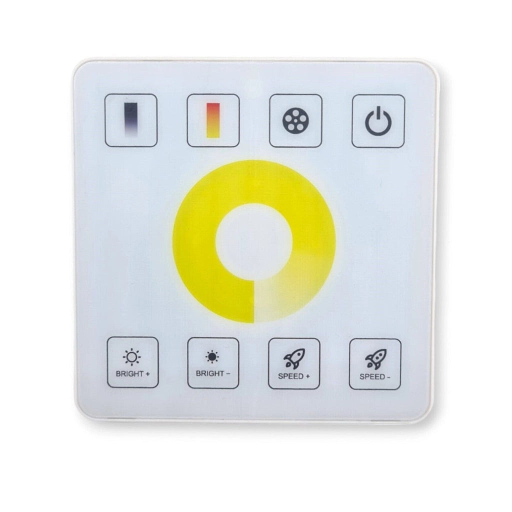 STRISCIA LED CCT 24V 15W\MT CAMBIA 3 TONALITA LUCE BIANCA 3000 4000 6500 238 LED\MT CON TELECOMANDO DIMMERABILE