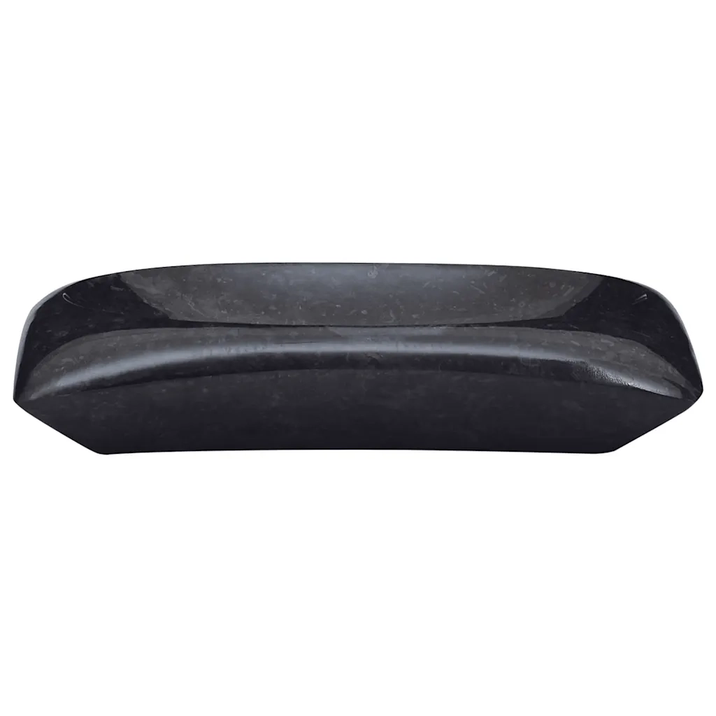 Lavandino-Lavabo-Lavello Nero 50x35x10 cm in Marmo 355012