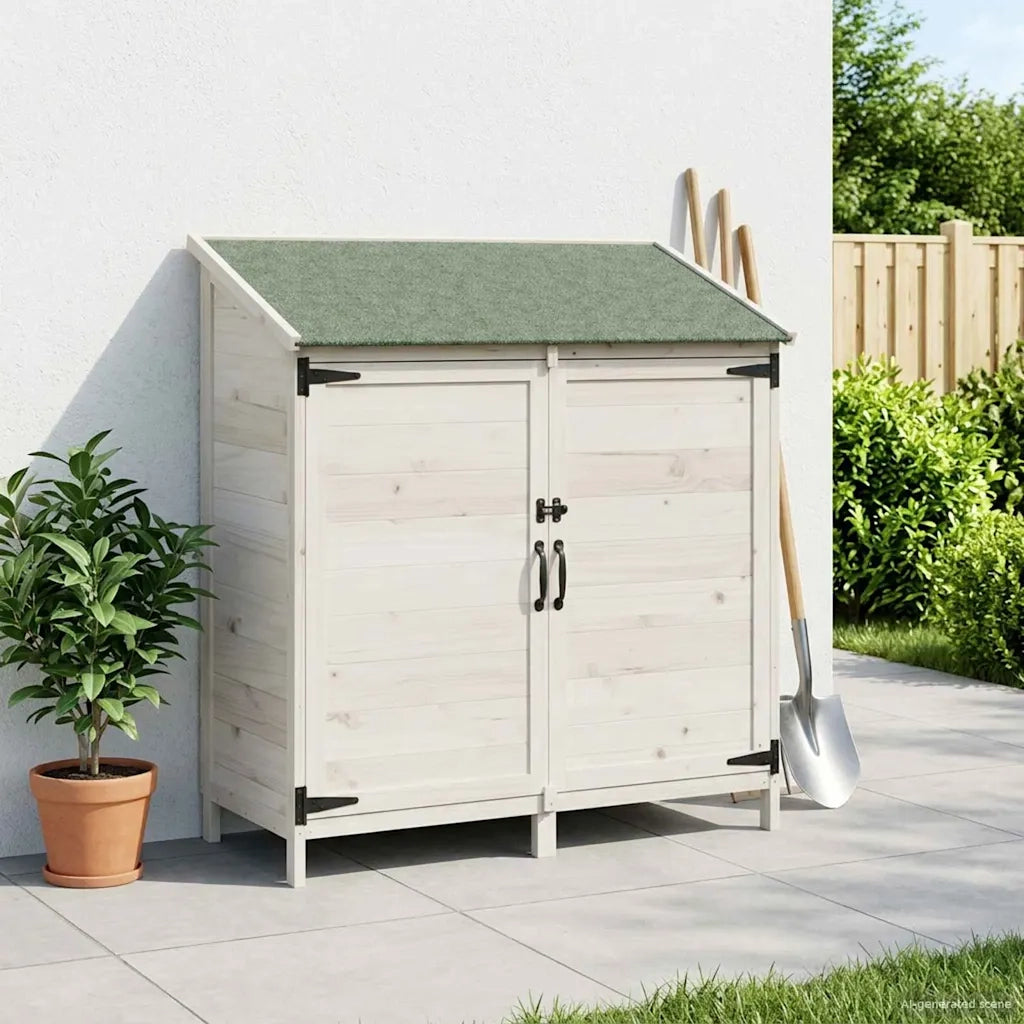 Capanno da Giardino Bianco 106,5 x 56 x 113,5 cm CFW5934502