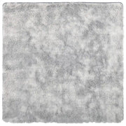 Tappeto del soggiorno | Tappeto Shaggy a Pelo Lungo NAVARRA Grigio Argento 160x160cm