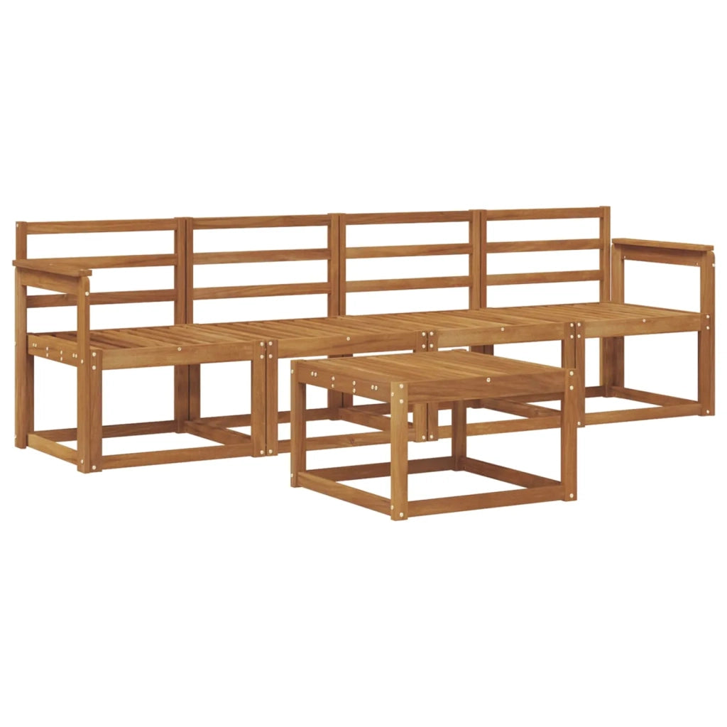 Set di divani da esterno 5 pcs Naturale