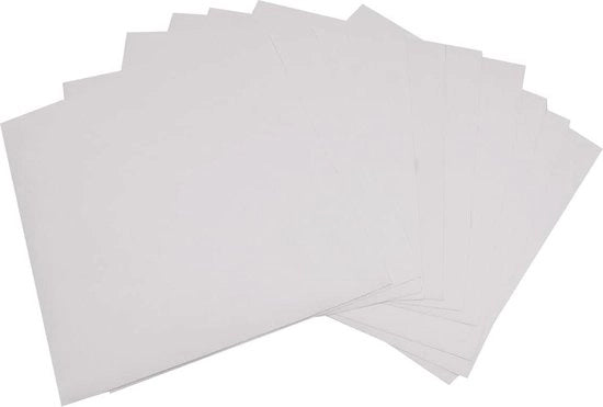 Tela di Lino Cotone Canapa Prima Blanko DIY Pittura - 10 Pacco - Dimensione Grande 265 * 265 cm Tela da Pittura Grande