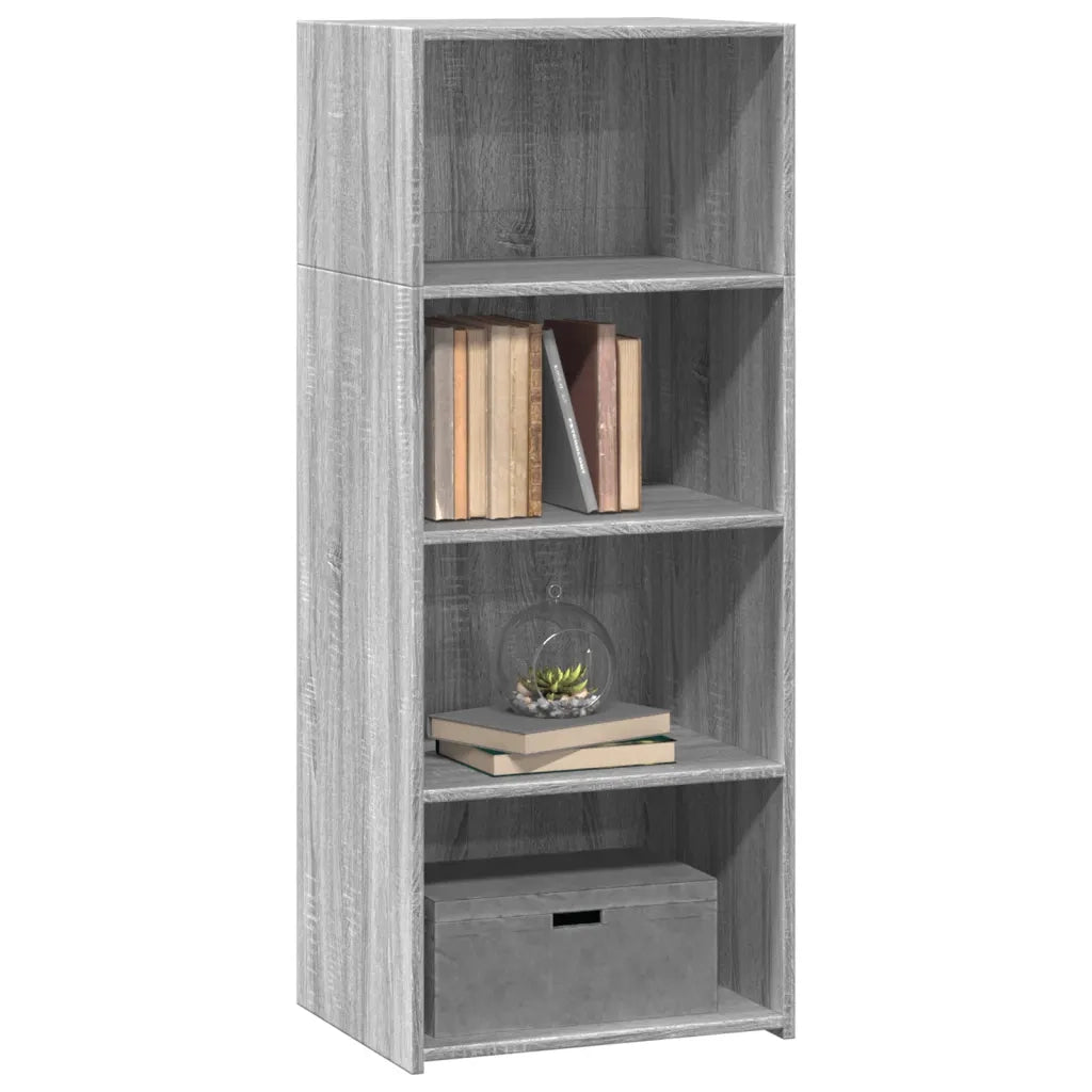 vidaXL Credenza Grigio Sonoma 50x41x124 cm in Legno Multistrato