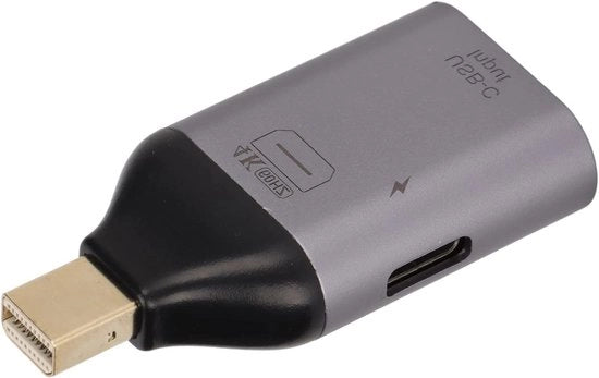 Adattatore USB-C a Mini DisplayPort 4K 60Hz con alimentazione PD per smartphone, PC, proiettore e monitor