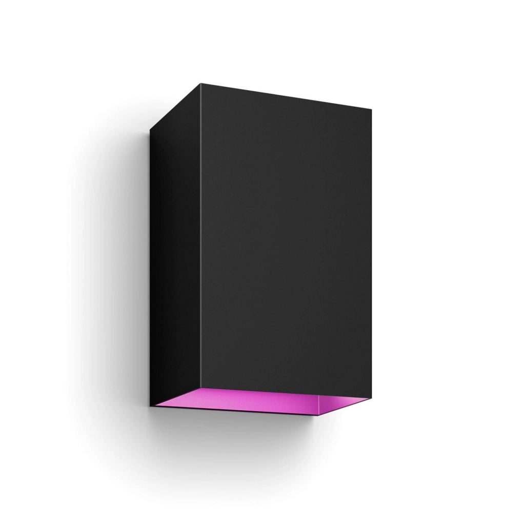 Philips Hue 915005842901 Resonate Lampada da Parete LED Smart con Doppia Illuminazione Sopra e Sotto 15 8 W IP44 colore Nero