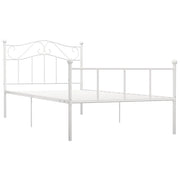 Giroletto-Struttura Letto Bianco in Metallo 100x200 cm 262770