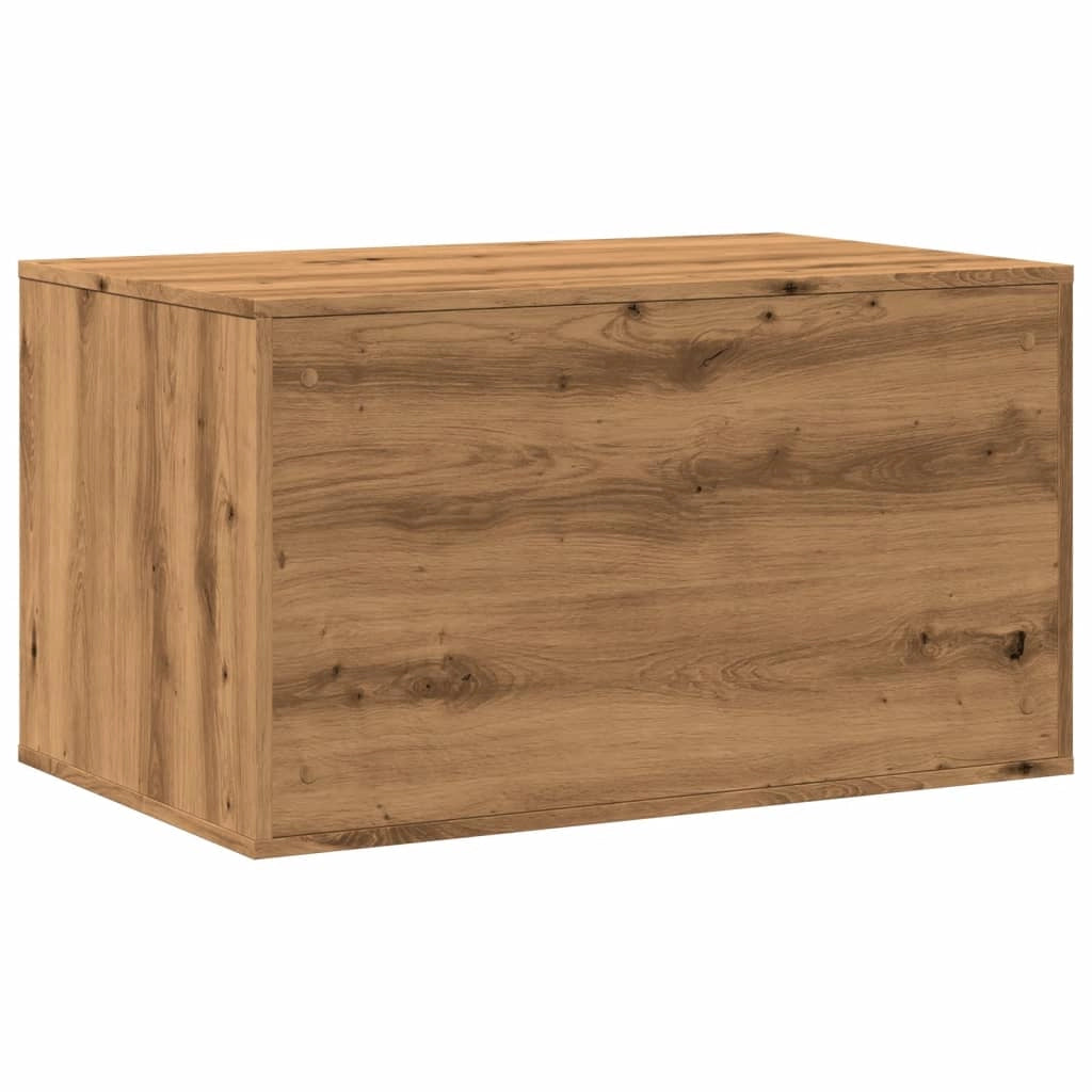 Mobiletto per lettiera per gatti fatto a mano 80 x 50 x 45 cm marrone 02_0043308