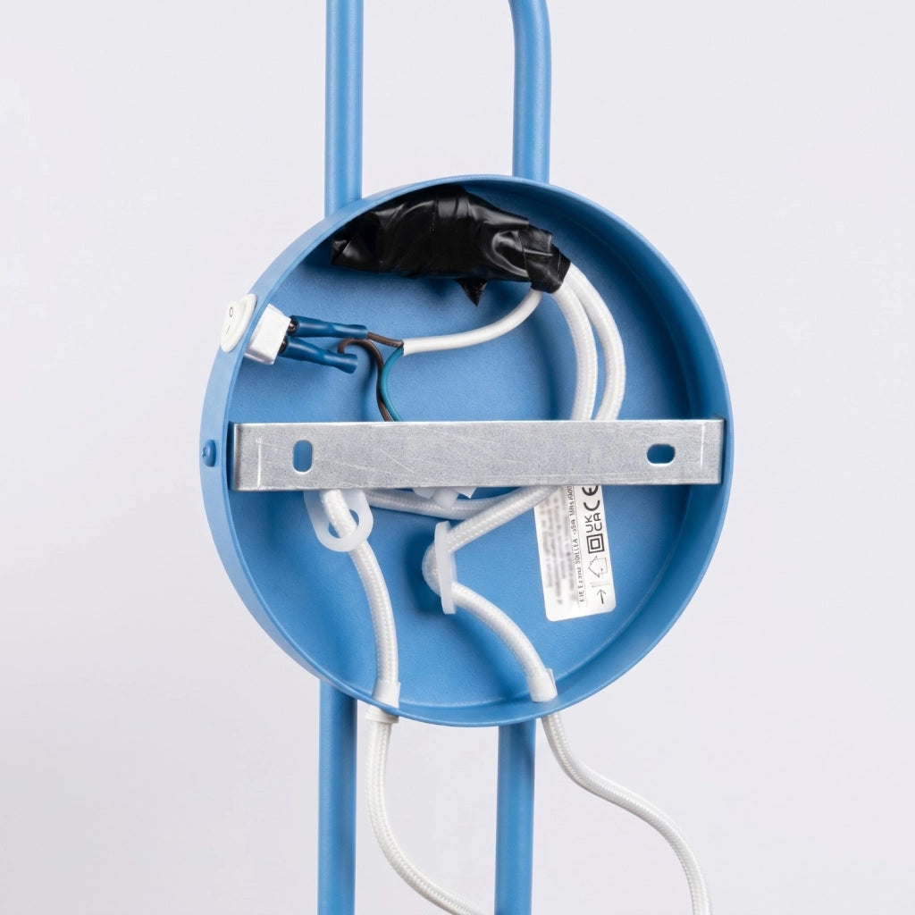 Applique NOX 2 azzurro con interruttore