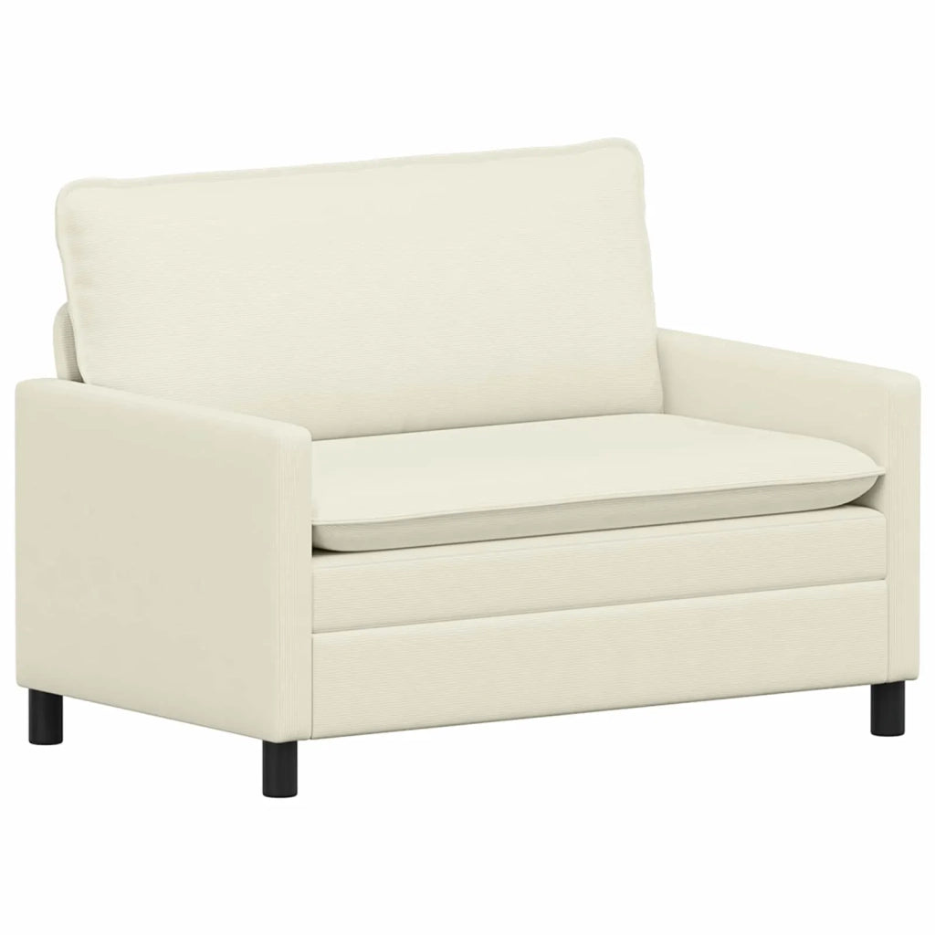Set di divani 2 pcs Crema Tessuto