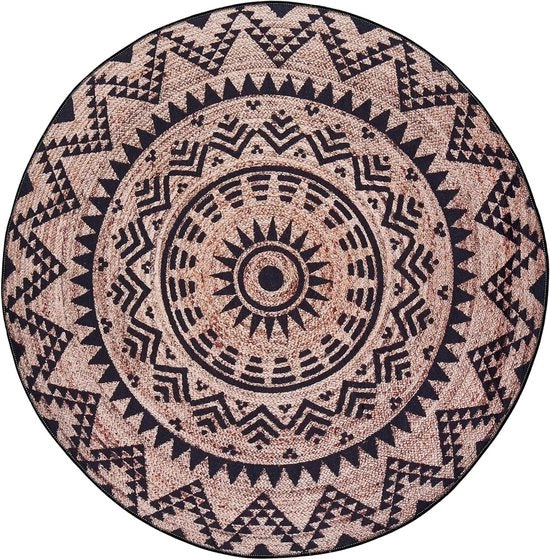 Tappeto antiscivolo morbido lavabile - decorazione bohemien - camera da bambino cucina balcone esterno - 140 cm