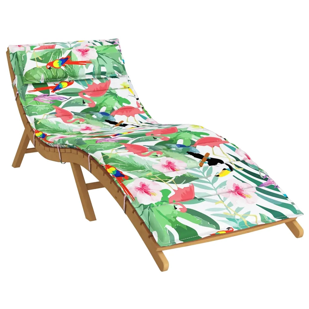 Cuscino per Lettino Multicolore 180x60x4 cm in Tessuto Oxford 361869