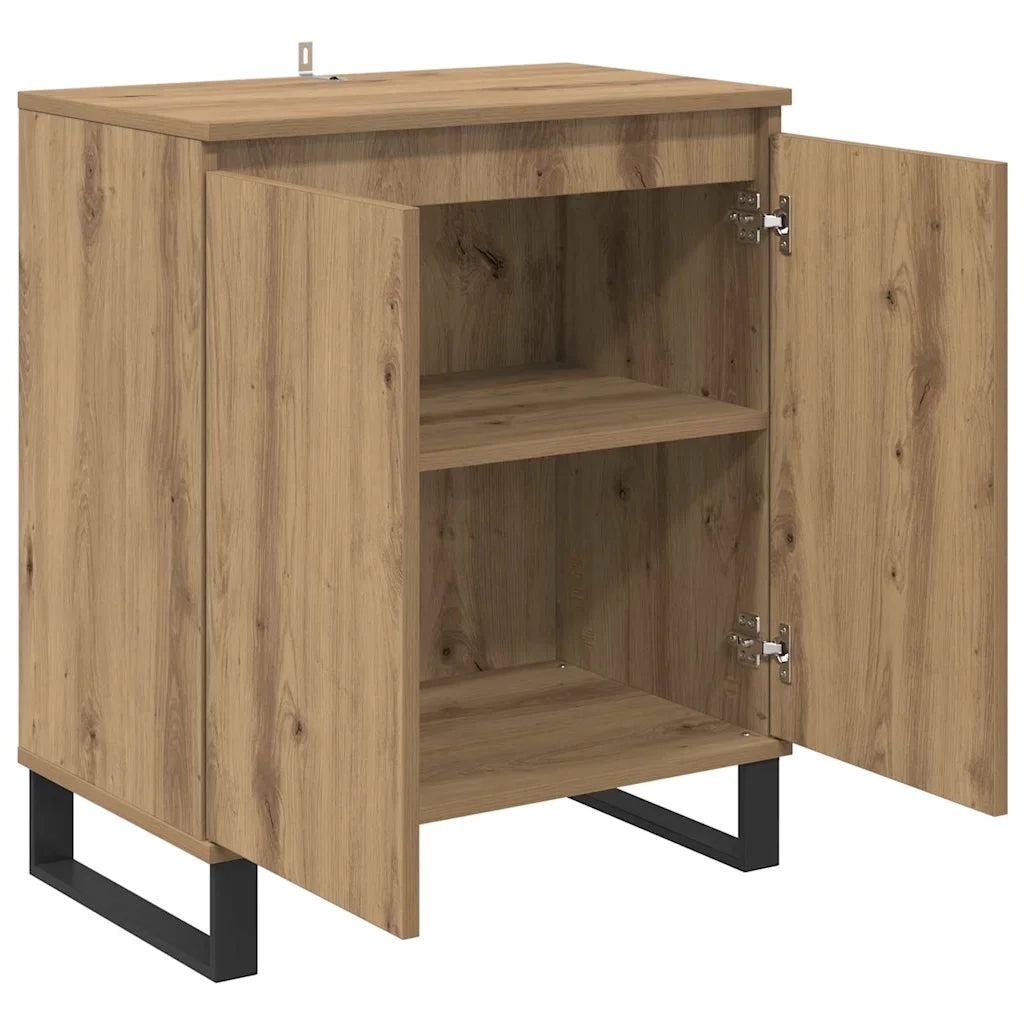 Credenza-Buffet-Armadio da cucina Rovere artigianale 60 x 35 x 70 cm Legno multistrato 544419