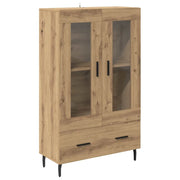 Credenza | Madia | Buffet da pranzo | Armadio da pranzo con cassetto Rovere artigianale 69,5 x 31 x 115 cm
