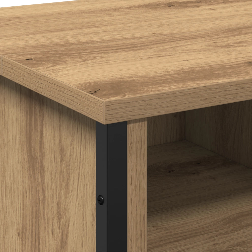 Mobile Sottolavabo Rovere Artigianale 91x35x60 cm Legno Ingegnerizzato