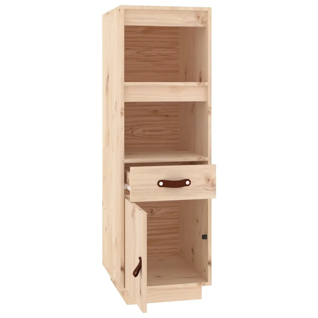 Credenza | Madia | Buffet da pranzo | Armadio da pranzo 34x40x108,5 cm in Legno Massello di Pino