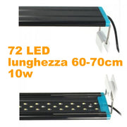 Trade Shop - Lampada D143 Luce Plafoniera Estendibile Led Per Acquario Bordo Vasca Regolabile -