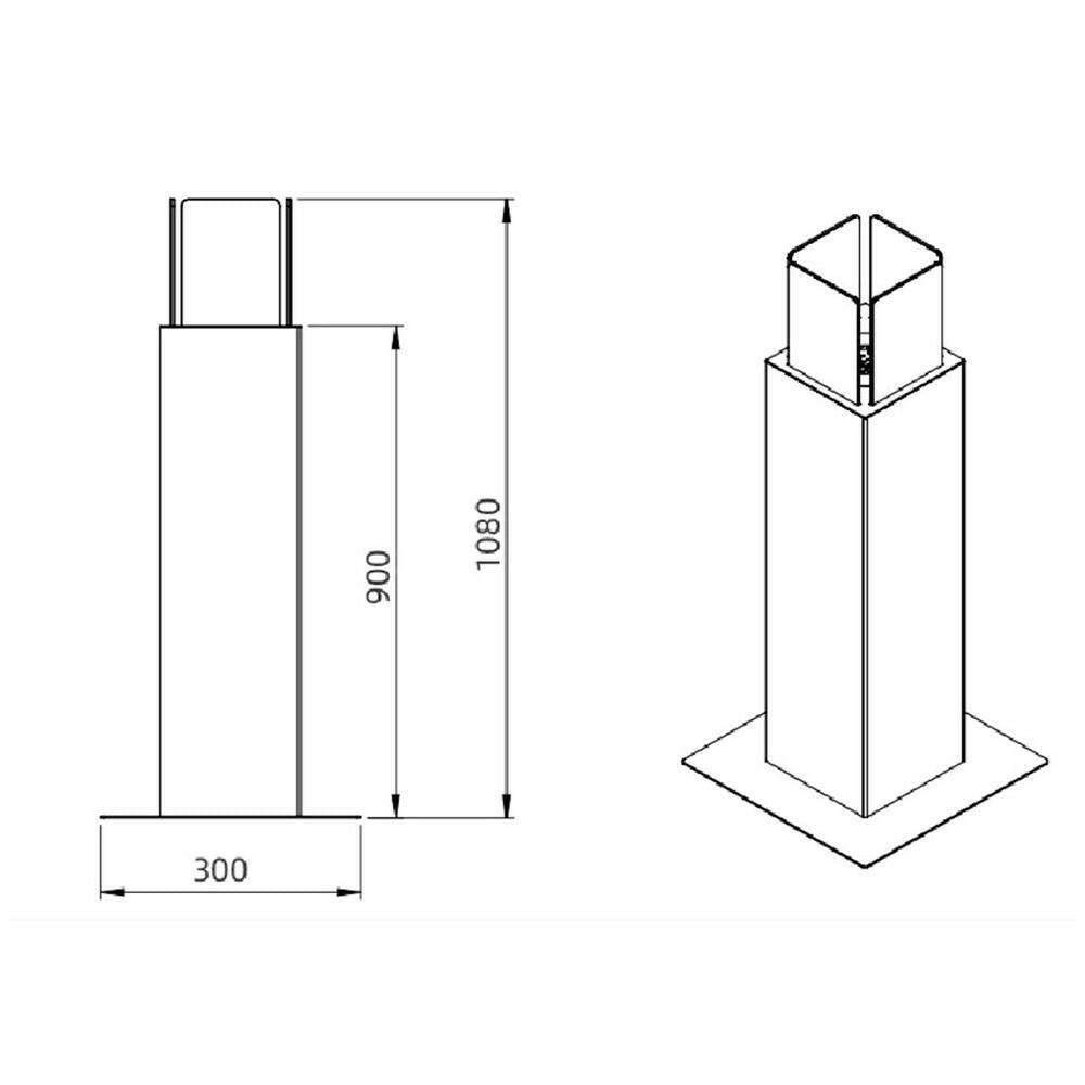 Camino a bioetanolo Jakarta, Caminetto ecologico, Focolare senza fumo, Riscaldatore ad etanolo, Made in Italy, 20x20 h110 cm, Nero