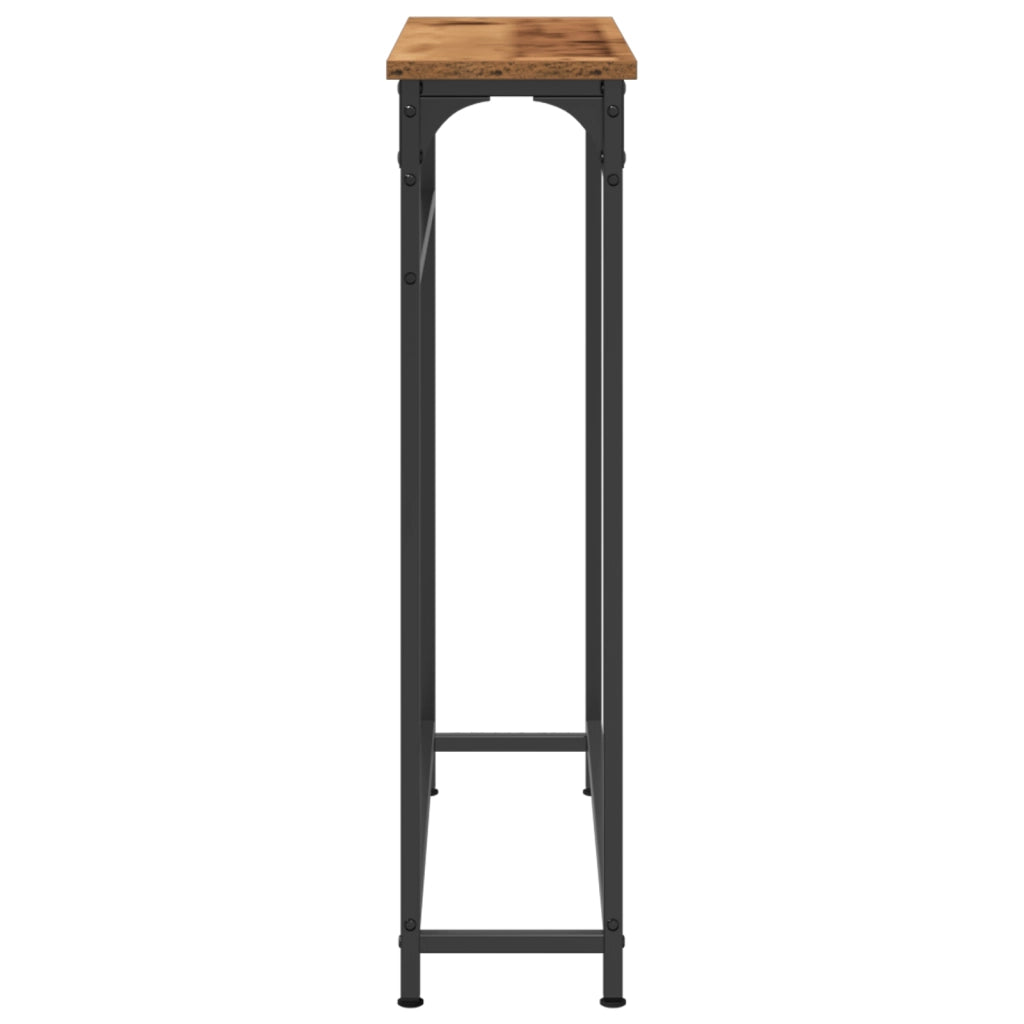 Tavolo consolle con lo scaffale Legno vecchio 75 x 19,5 x 75 cm 863503