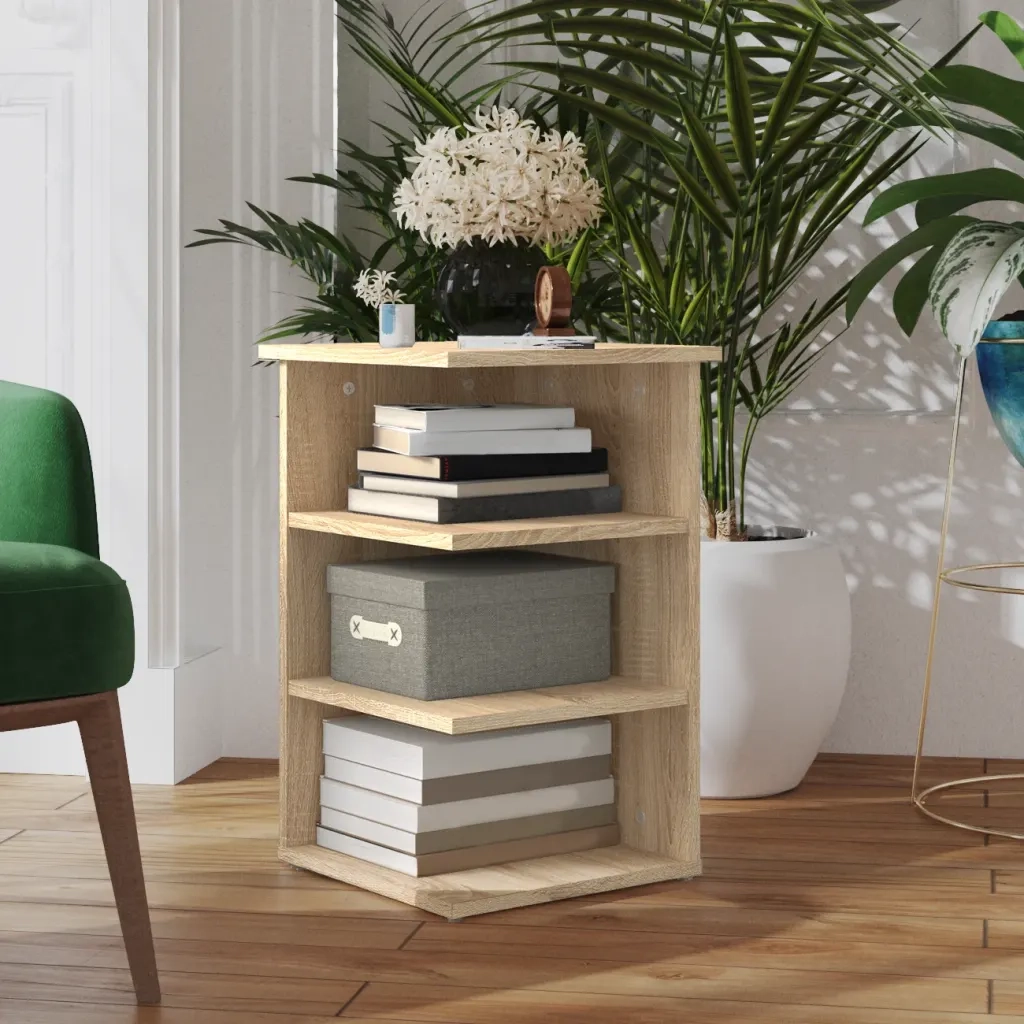 Credenza Rovere Sonoma 35x35x55 cm in Legno Multistrato 806277