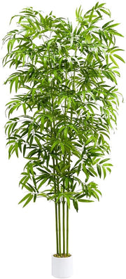 Pianta di Bambù Artificiale Grande 180cm Pianta di Bambù Finto Pianta Decorativa per Interno Esterno