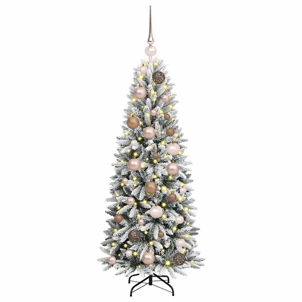 Albero di Natale artificiale con 150 LED Bianco 120 cm
